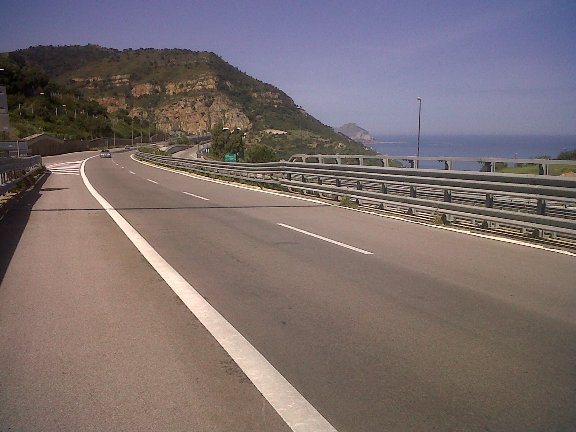 Da Santa Flavia a Capo d'Orlano in autostrada